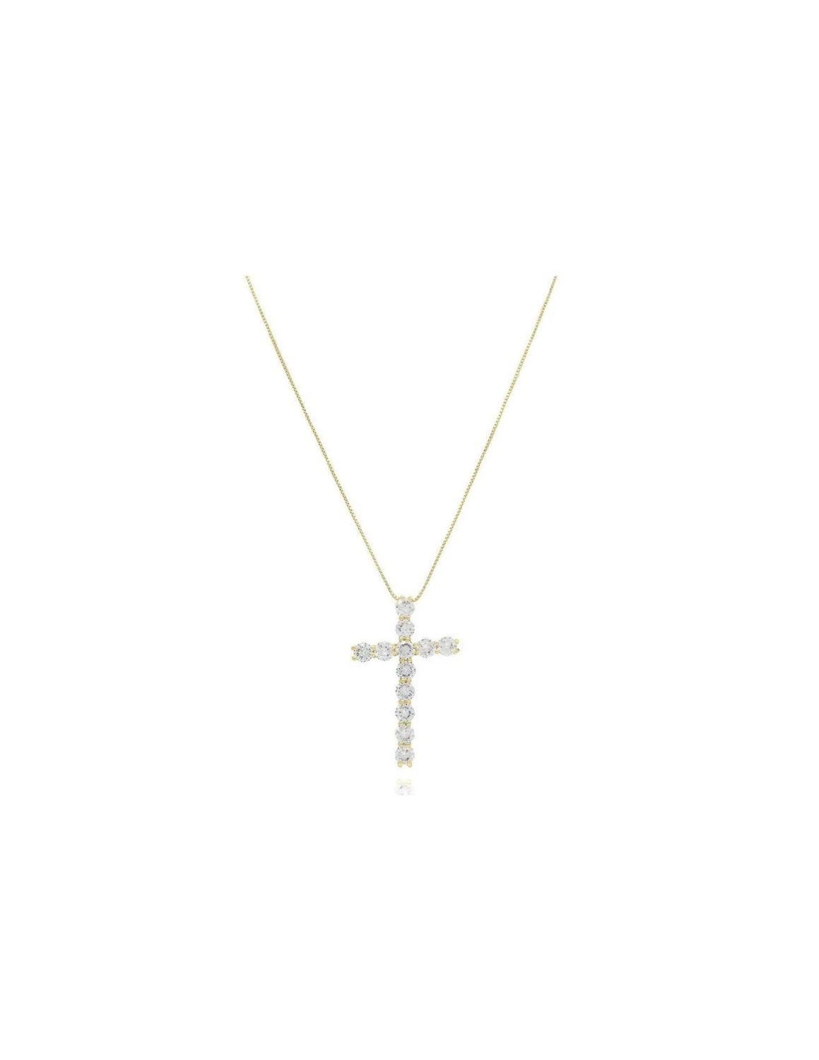 Faith Cross Pendant, name: Gold