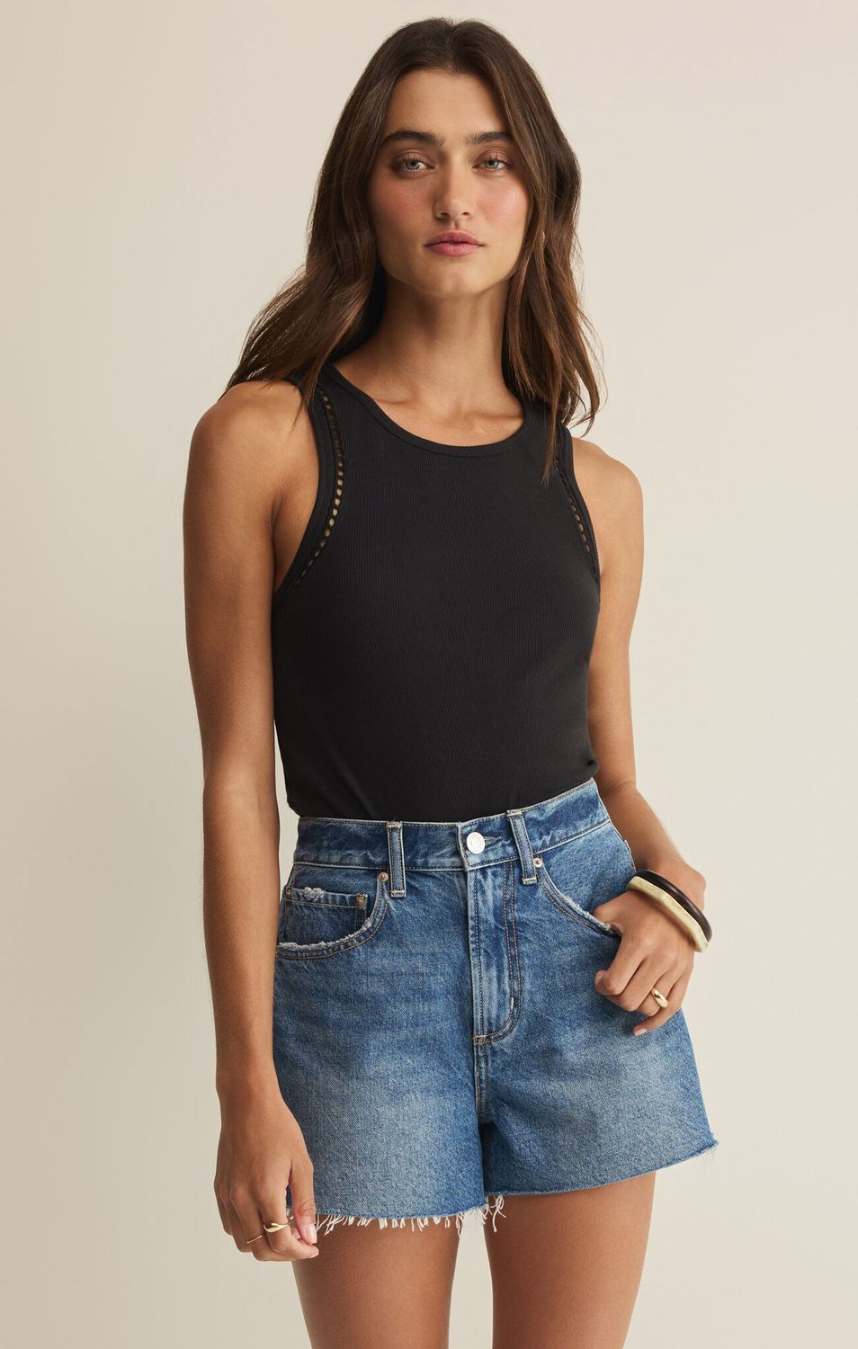 Boa Rib Tank, name: Small, Black