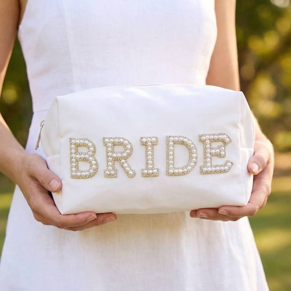 Bride Print Cosmetic Bag Bride Print Cosmetic Bag