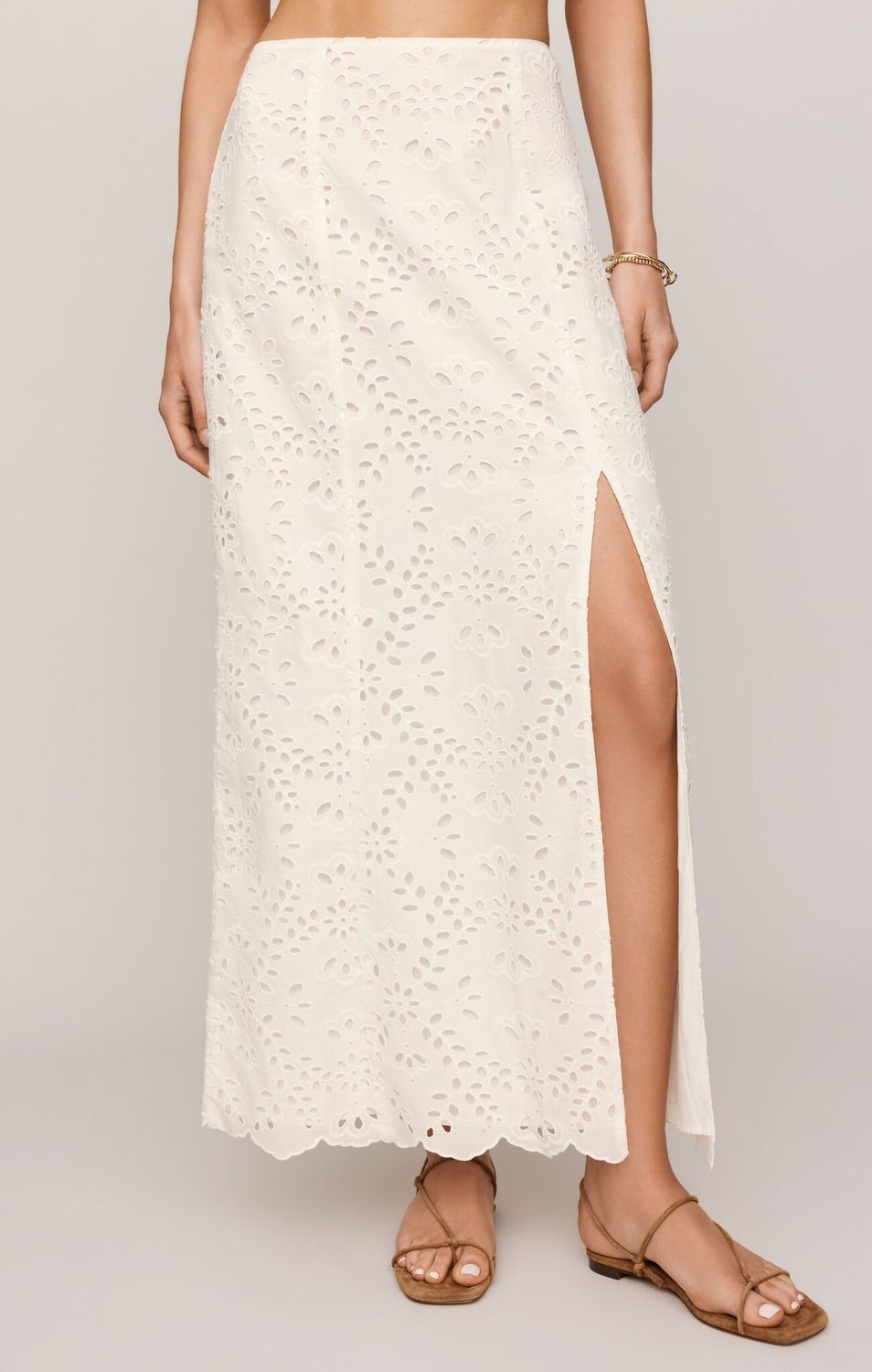 Emrie Eyelet Skirt, name: Medium