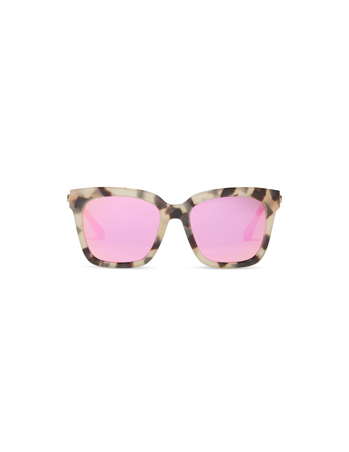 DIFF Eyewear - Bella Cream Tortoise + Pink Mirror DIFF Eyewear - Bella Cream Tortoise + Pink Mirror
