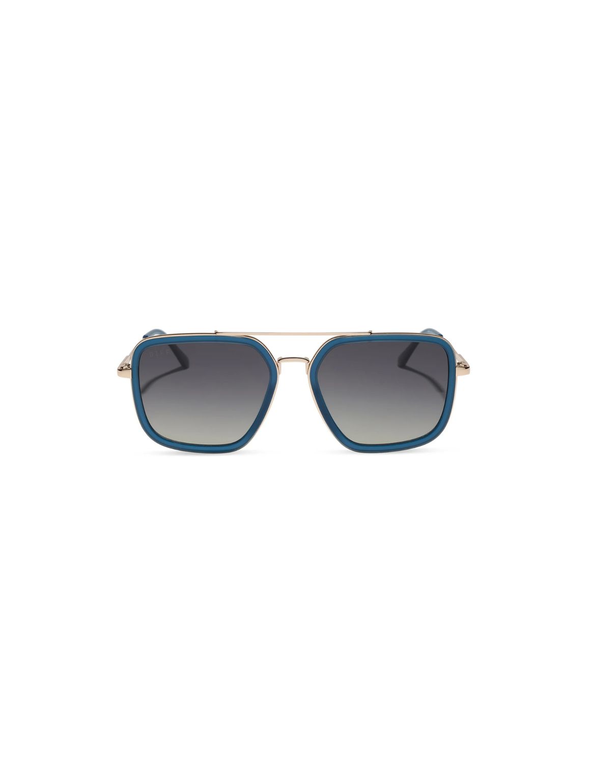 DIFF Eyewear - Jordan Navigator Blue Gold Grey DIFF Eyewear - Jordan Navigator Blue Gold Grey