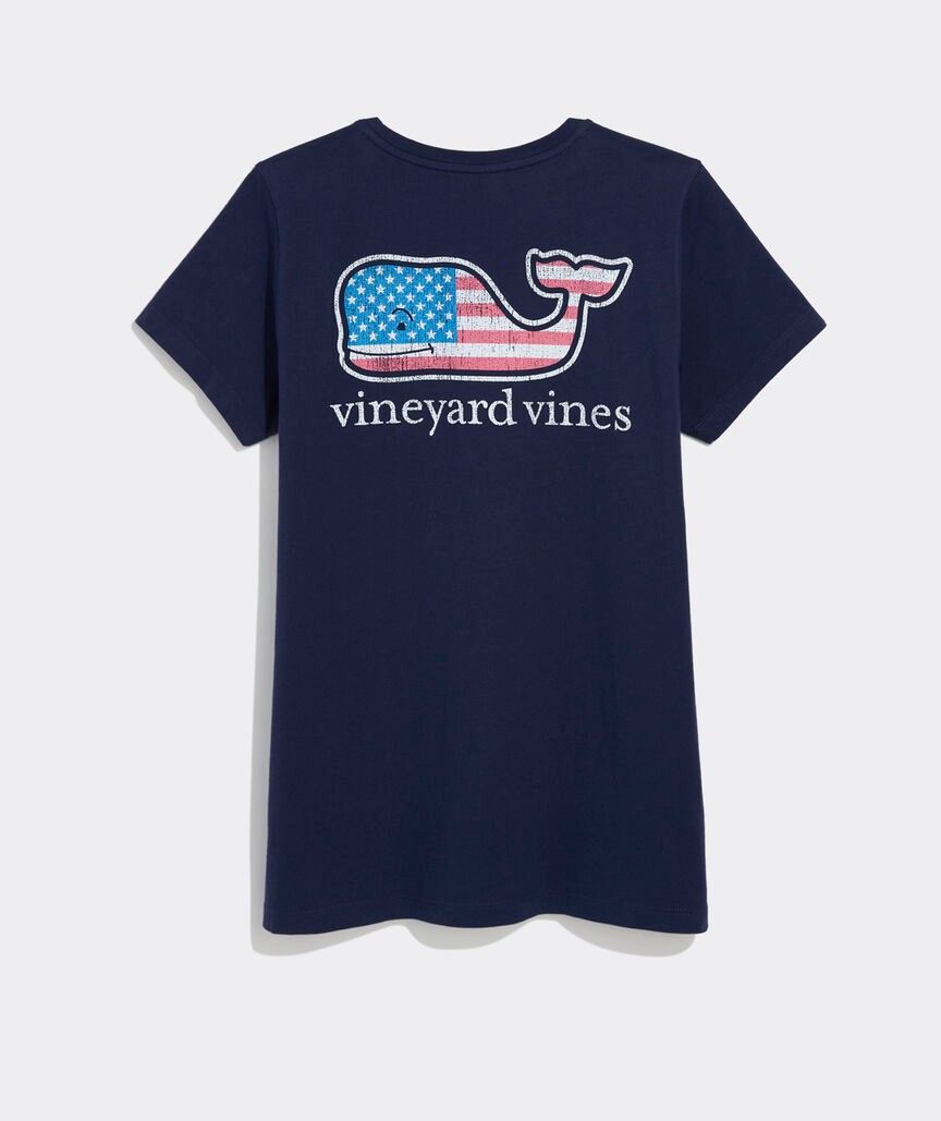 Flag Whale Short-Sleeve Pocket Tee Flag Whale Short-Sleeve Pocket Tee, name: Blue Blazer, Small