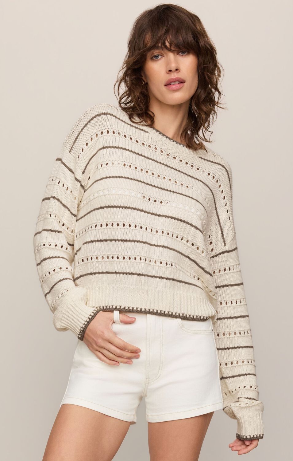 Darby Stripe Sweater Darby Stripe Sweater, Size: XL