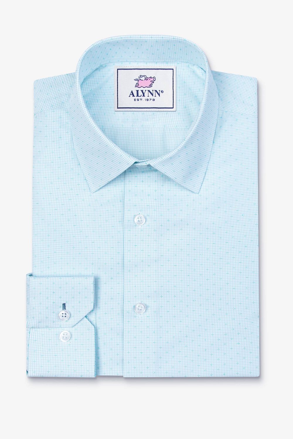 Evan Slim Fit Aqua Blue Men's Dress Shirt Evan Slim Fit Aqua Blue Men's Dress Shirt, Size: XL