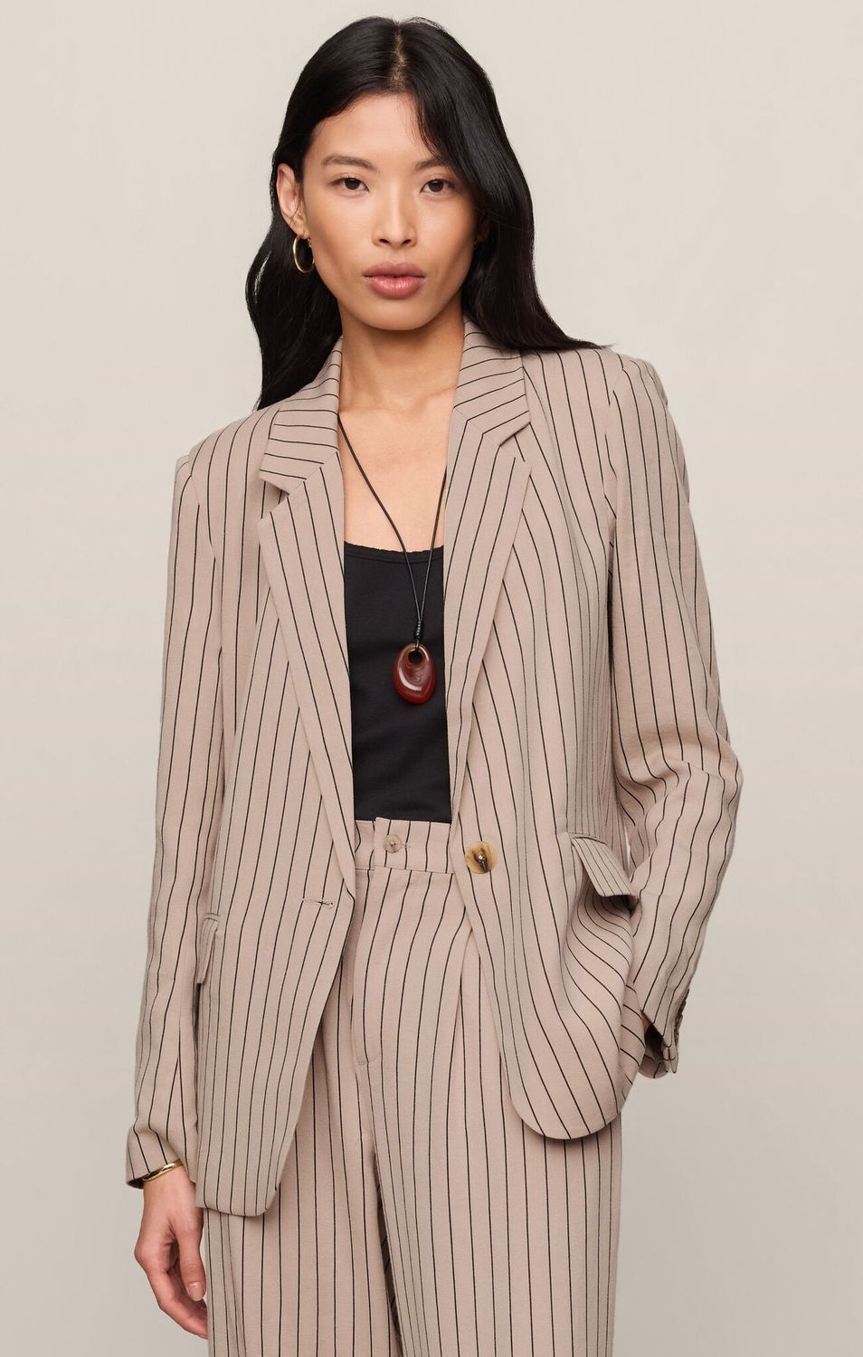 Evan Striped Blazer Evan Striped Blazer, name: Small