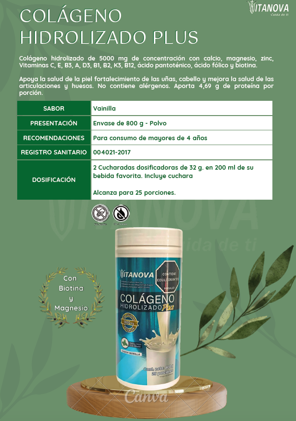 Colágeno hidrolizado plus