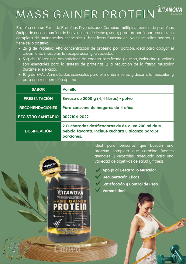 Proteína mass gainer