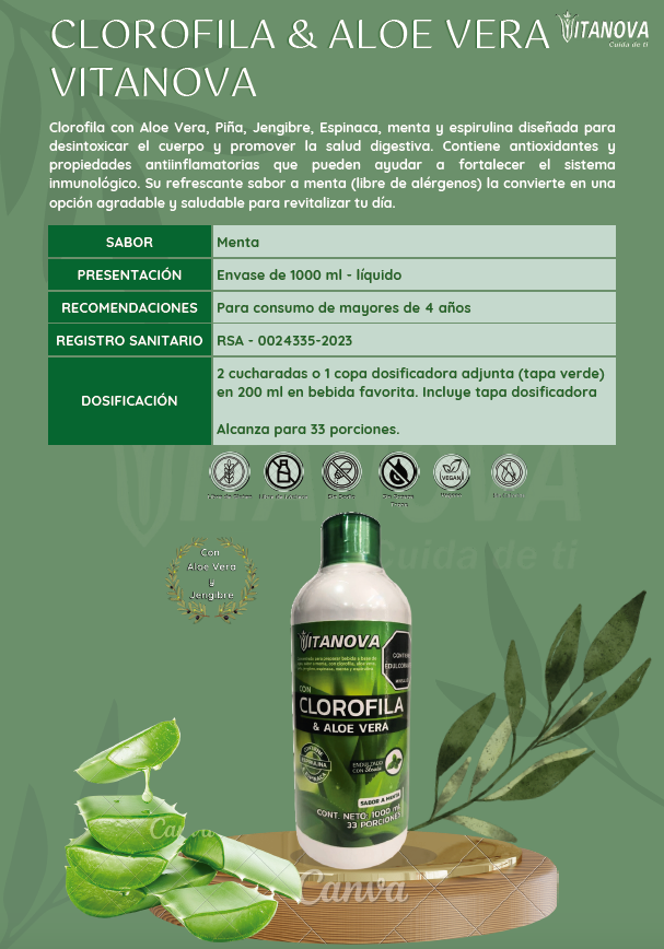 Clorofila & aloe vera