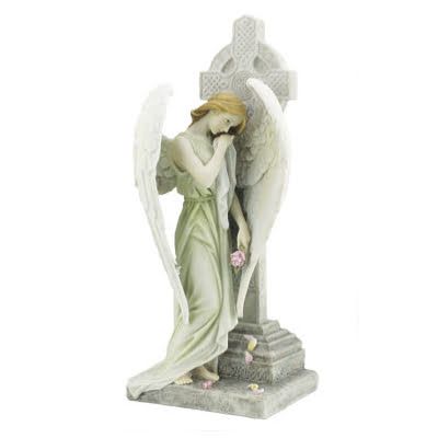 12 Inch Angel With Cross