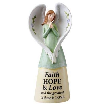 Faith, Hope, Love Angel Figurine