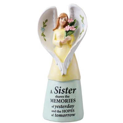 Resin Message Angel Sister