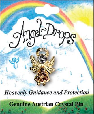 Angel Birthstone Pin - November