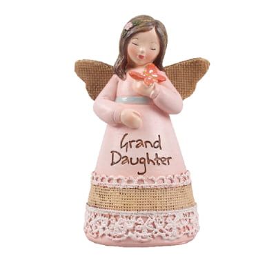 Resin Message Angel Grand Daughter Resin Message Angel Grand Daughter