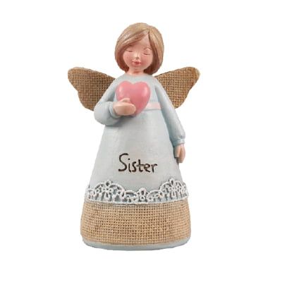 Resin Message Angel Sister