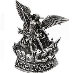 Saint Michael Visor Clip