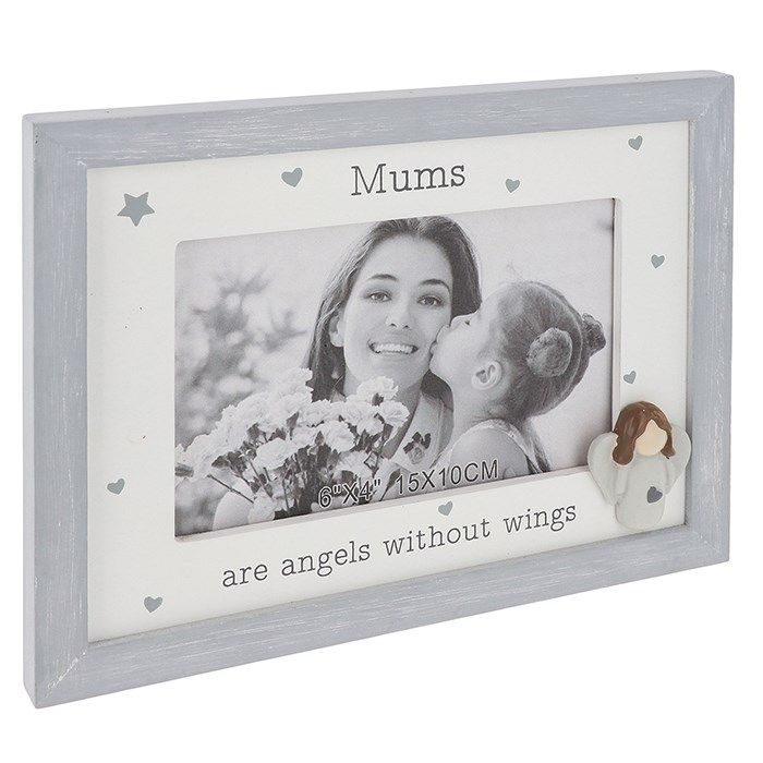 Mums Are Angels Without Wings Photo Frame Mums Are Angels Without Wings Photo Frame