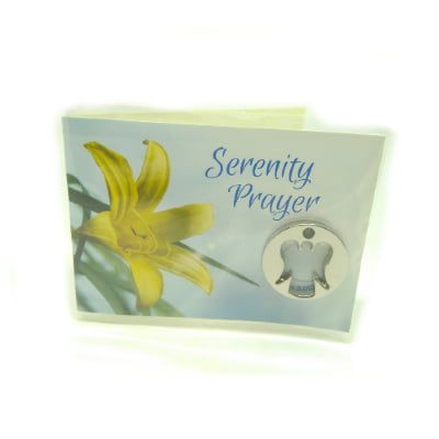 Serenity Prayer Pocket Angel