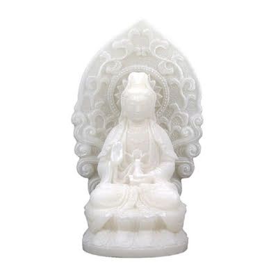 Quan Yin Figurine White