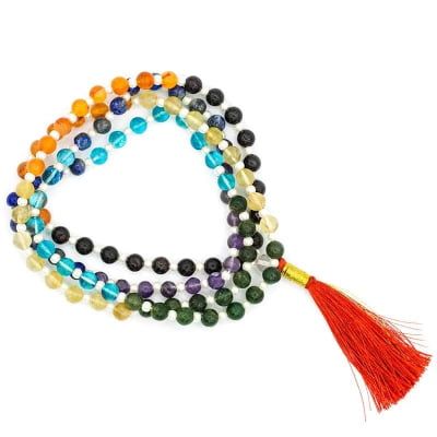 Chakra Crystals Mala Beads Chakra Crystals Mala Beads