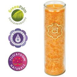Swadisthana Chakra Stearin Candle