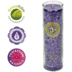Sahasrara Chakra Stearin Candle