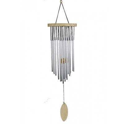 22 Chimes With Natural Wood