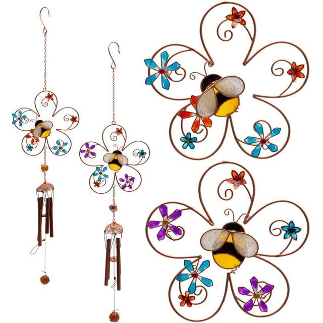Bee and Flower Windchime Bee and Flower Windchime