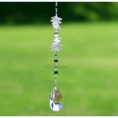 Almond 50mm Hanging Crystal