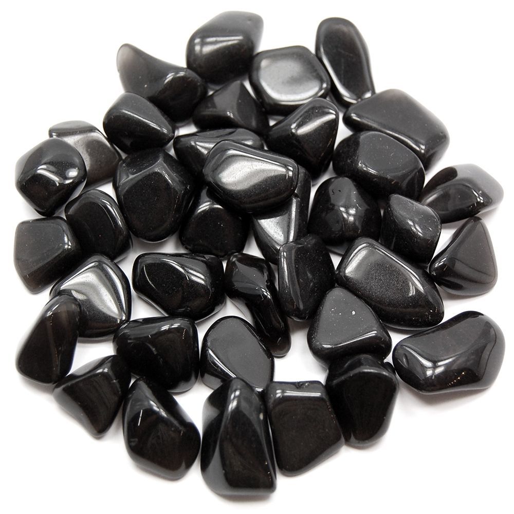 Black Obsidian Tumbles Black Obsidian Tumbles