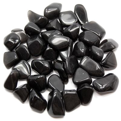 Black Obsidian Tumbles