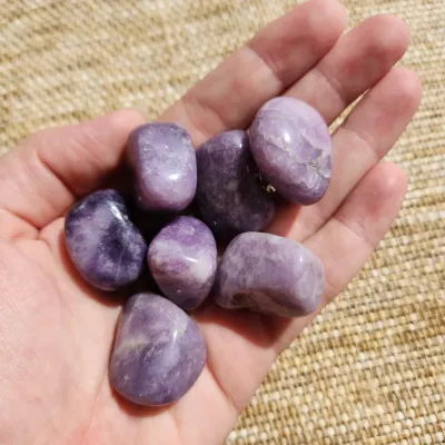 Lepidolite Tumbles