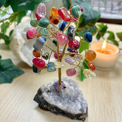Mixed Crystal Gem Tree Large