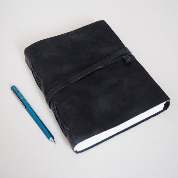 Black Buffalo Leather Journal
