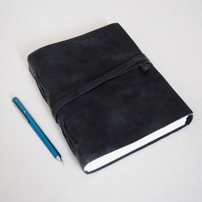 Black Buffalo Leather Journal