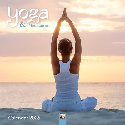 Yoga & Meditation Wall Calendar 2026