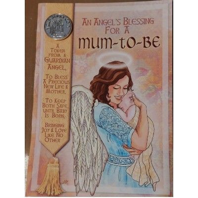 Mum To Be Angel Blessing Card Mum To Be Angel Blessing Card