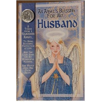 Husband Angel Blessing Card