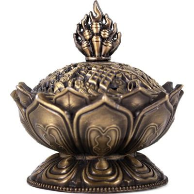 Metal Lotus Incense Burner Metal Lotus Incense Burner
