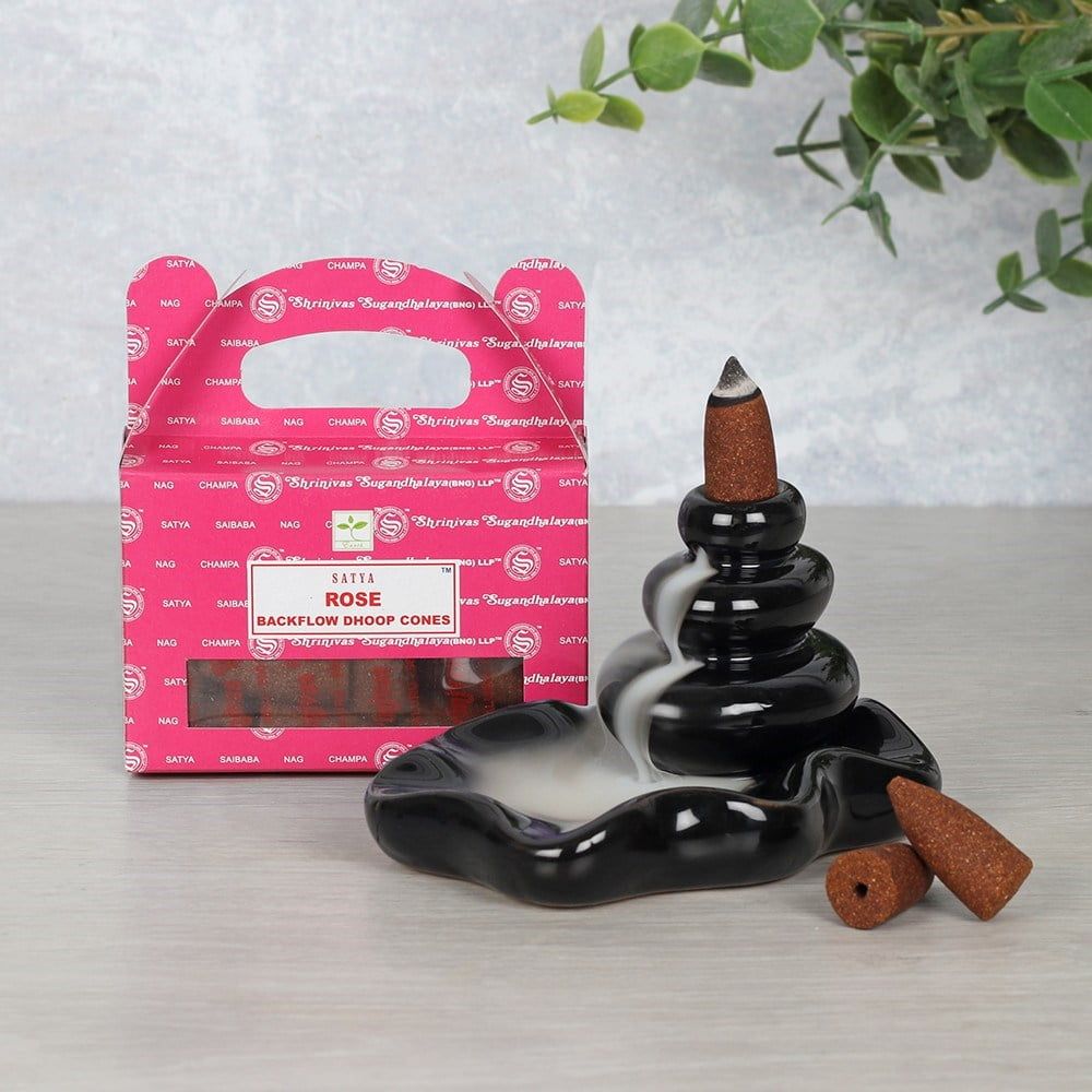 Rose Backflow Incense Cones Rose Backflow Incense Cones