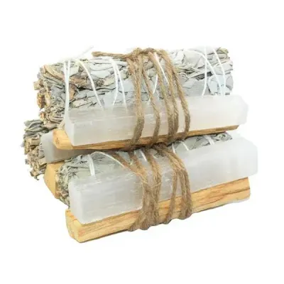 Sage Smudge Stick With Palo Santo And Selenite