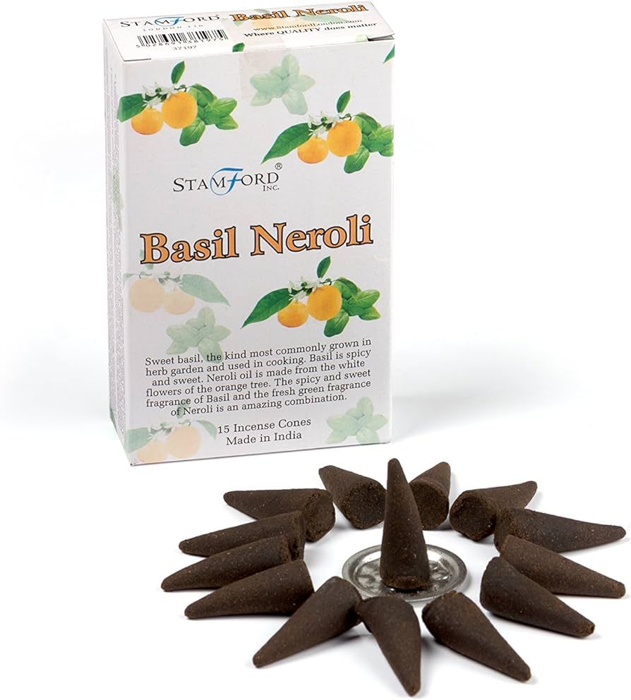 Stamford Basil Neroli Incense Cones Stamford Basil Neroli Incense Cones