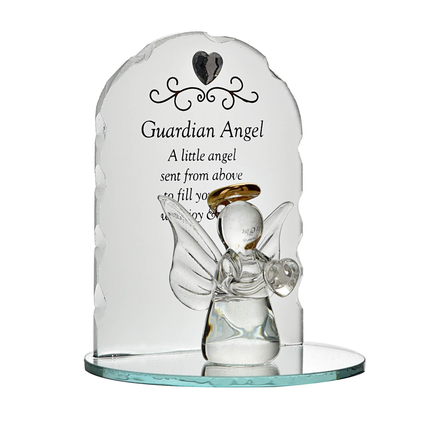 Guardian Angel Glass Plaque Guardian Angel Glass Plaque