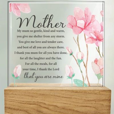 Mother Glass Plaque