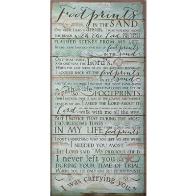 Large Sign Footprints