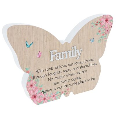 Butterfly Family Plaque