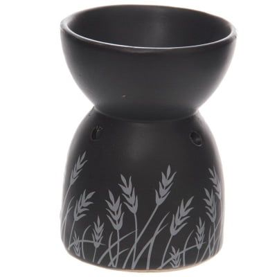 Black Ceramic Oil Burner Black Ceramic Oil Burner