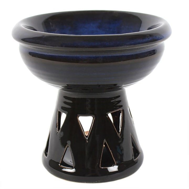 Ceramic Large Blue Oil Burner
