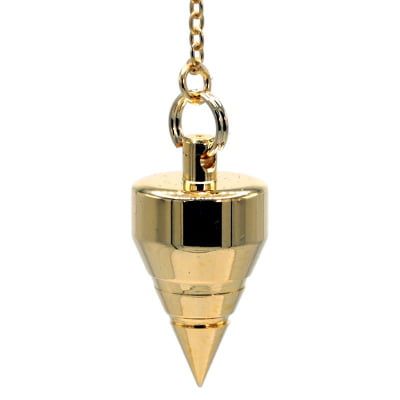 Brass Gold Plated Pendulum 18g Brass Gold Plated Pendulum 18g