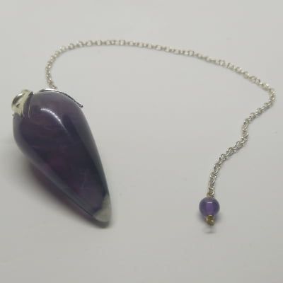 Amethyst Lotus Pendulum